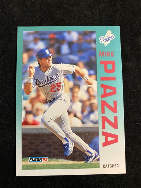 mike piazza rookie card|rookie baseball cards.